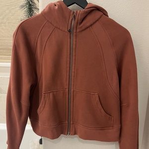 GUC Ancient Copper Scuba Oversized Full Zip Hoodie XS/S